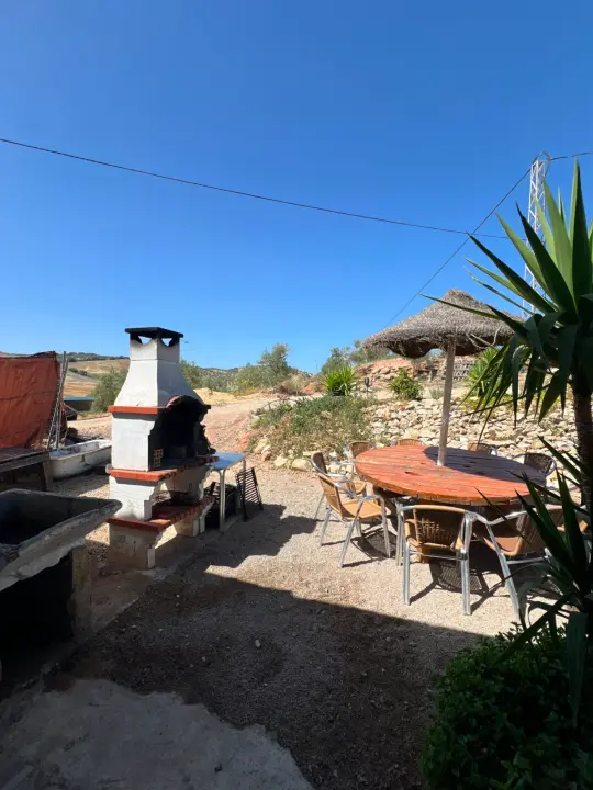 Exterior de El Asiento Los Gemelos, casa rural en Pruna