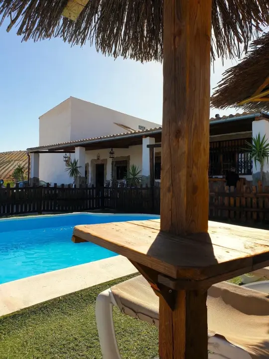 Exterior de El Asiento Los Gemelos, casa rural en Pruna