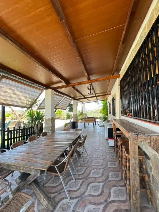 Exterior de El Asiento Los Gemelos, casa rural en Pruna