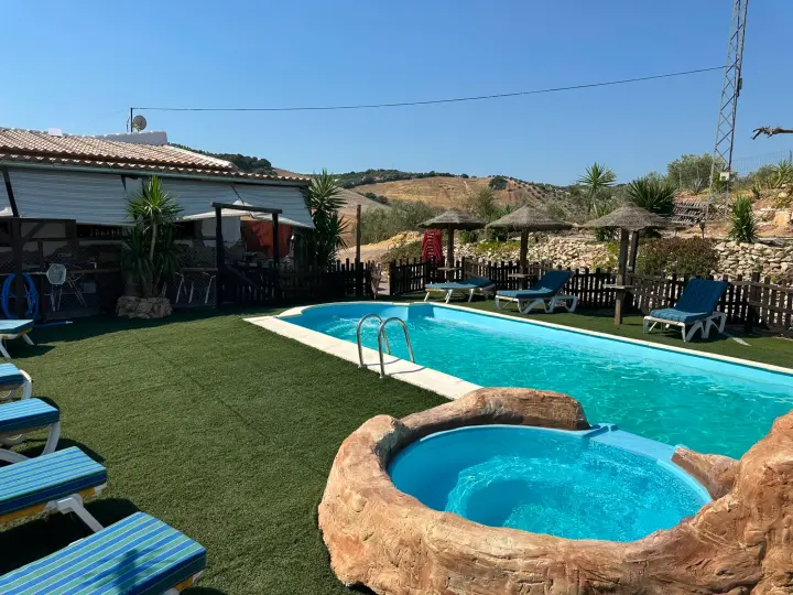 Exterior de El Asiento Los Gemelos, casa rural en Pruna